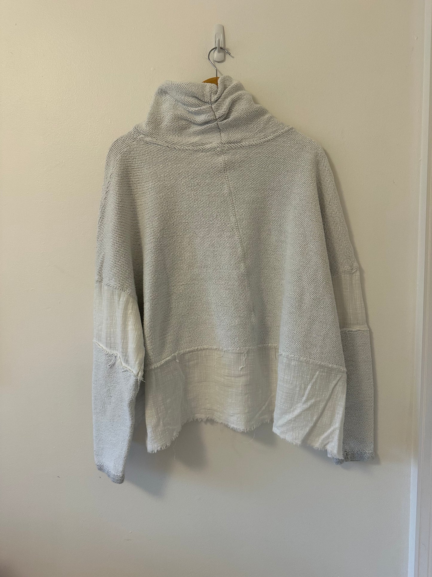 Free People Zoe Cowl Neck Oversized Sweater | Size XS