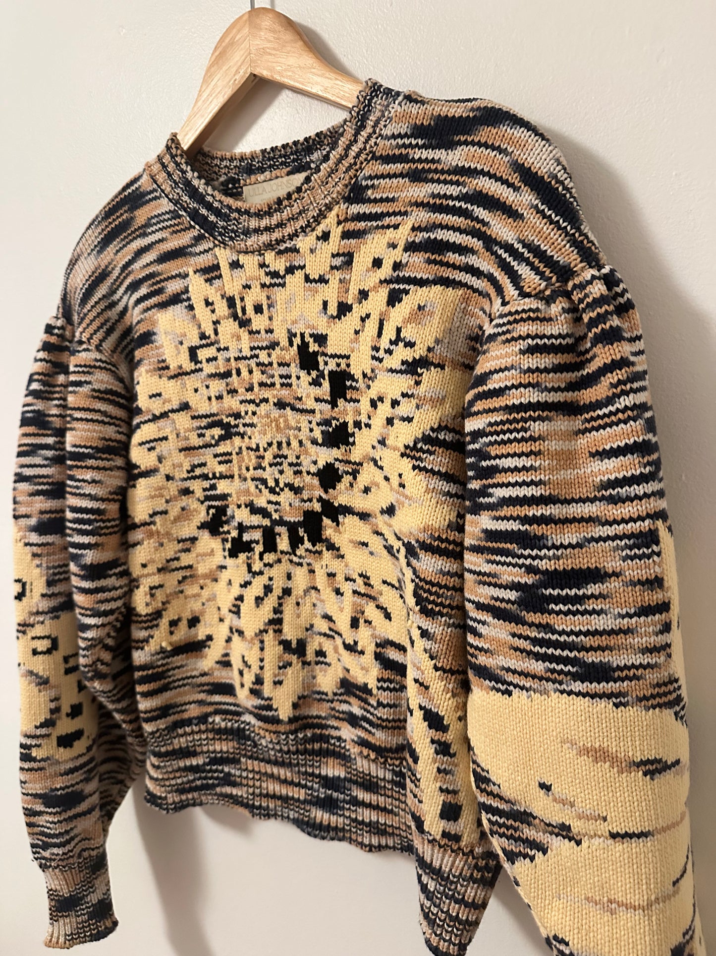 Ulla Johnson Emerson Sunflower Cotton Blend Space Dye Sweater | Size Small