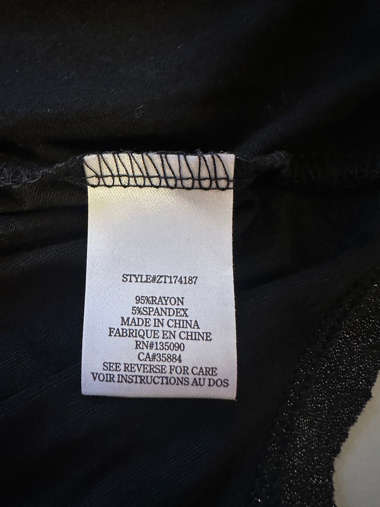 Z Supply Tank Top in Black Glitter - Size XS