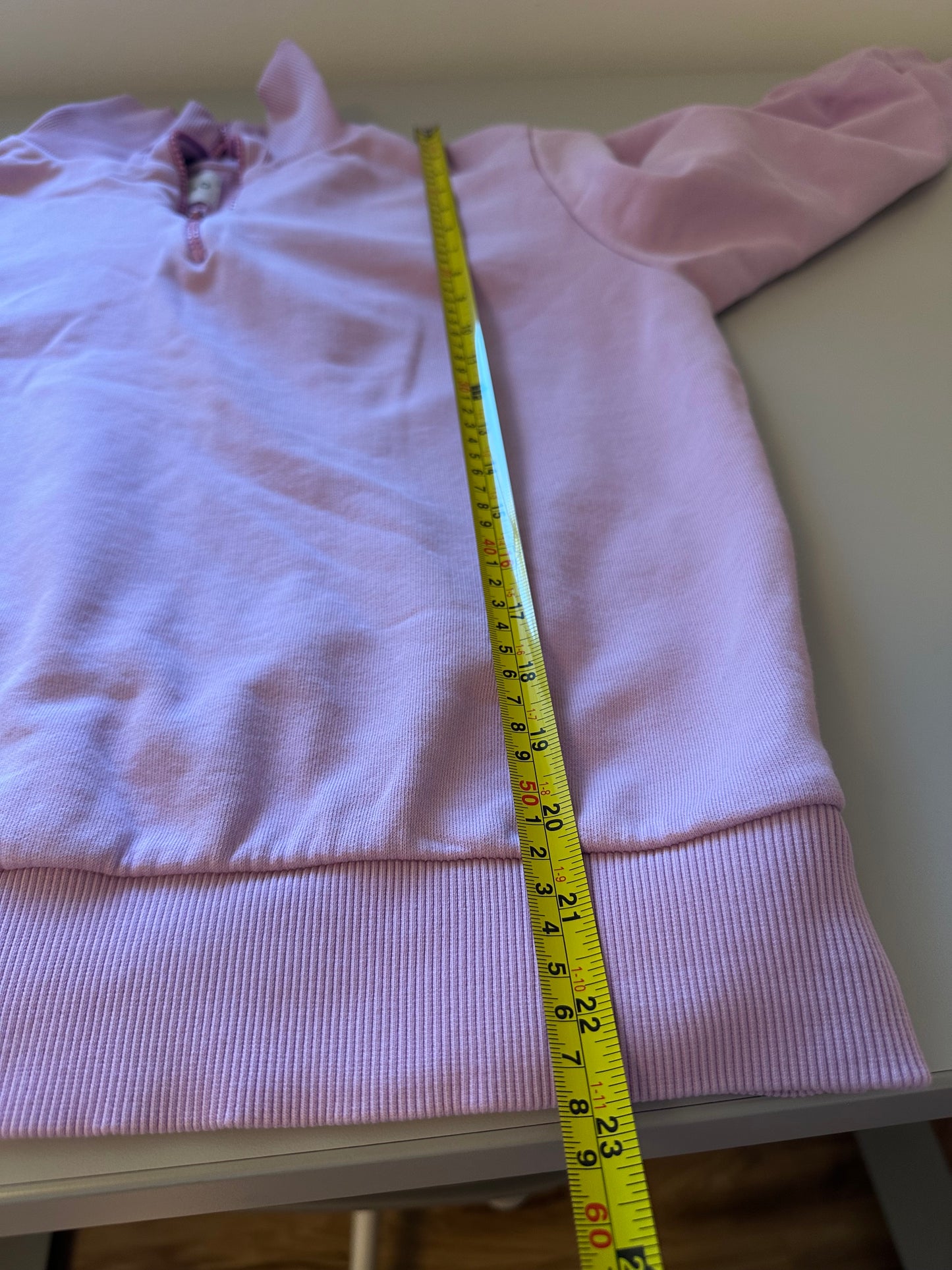 Warm ME - Women's Purple Quarter Zip Stand Up Collar Sweatshirt | Size Small