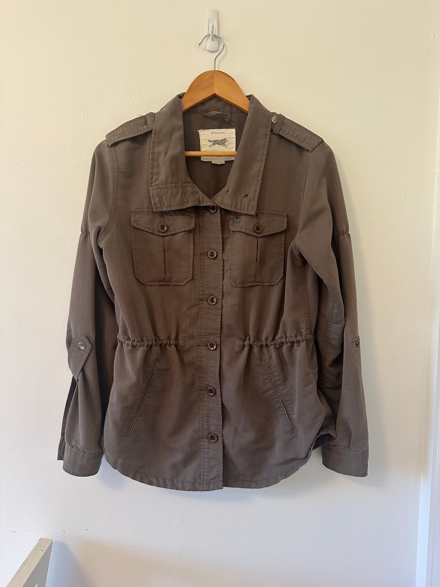 Obey Women's Utility Jacket in Dark Green - Size Small