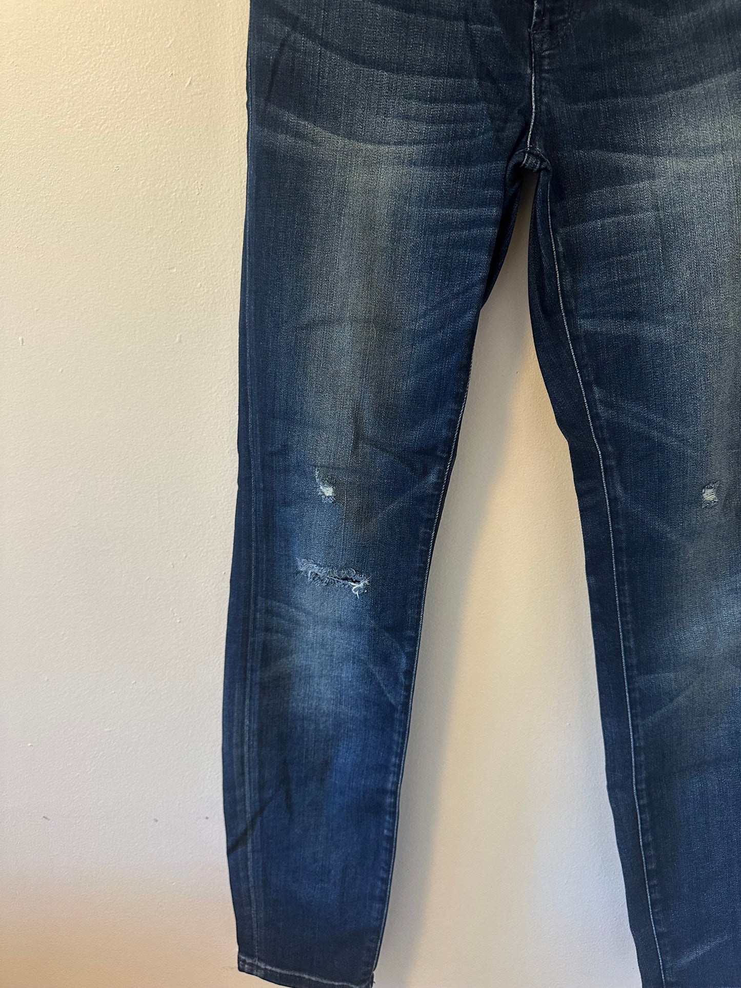 J. Crew - The Lookout High Rise Dark Blue Skinny Jeans | Size 27