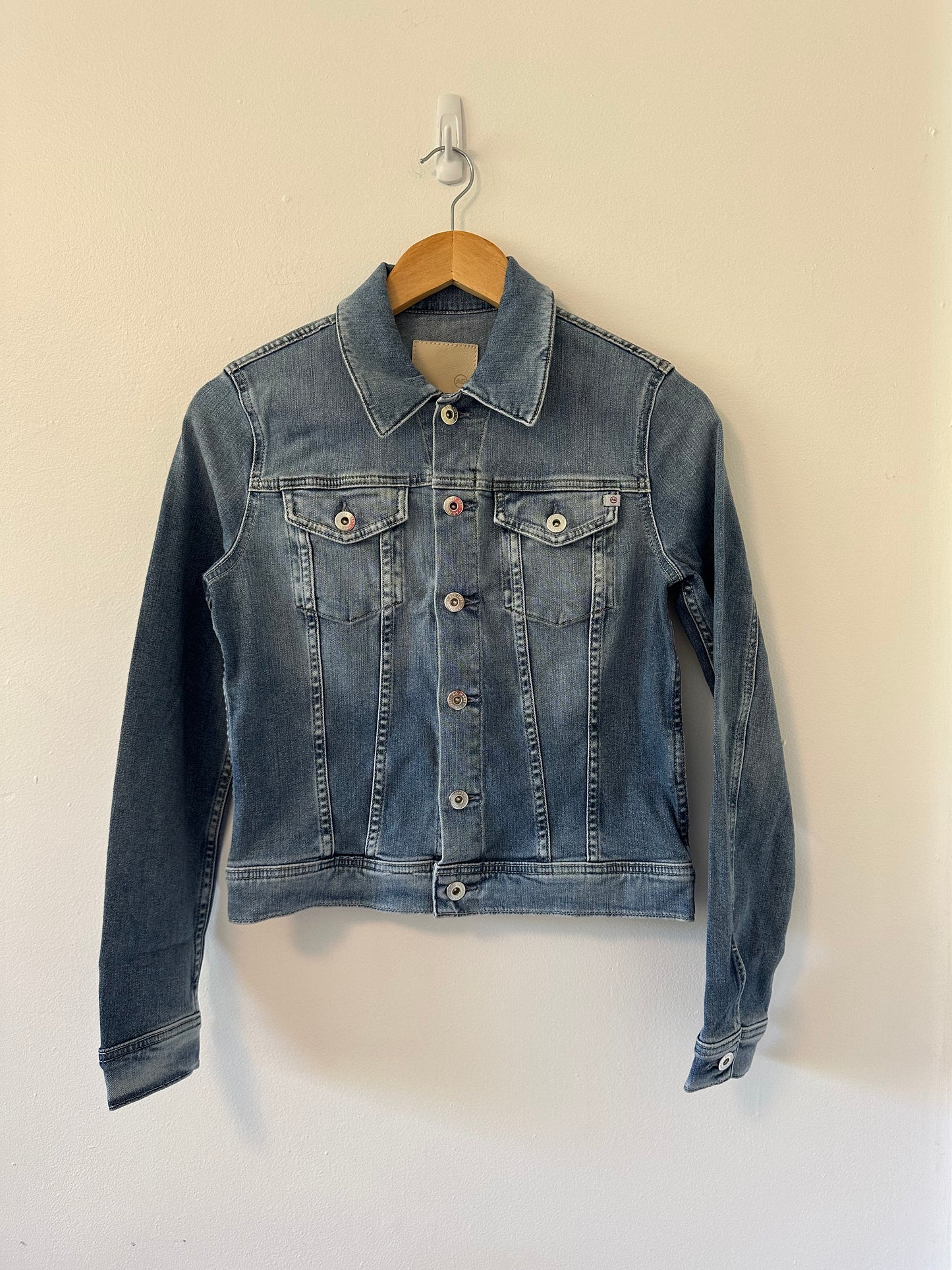 NWT Ag Adriano Goldschmied Robyn Light Blue Denim Jacket | Size Small