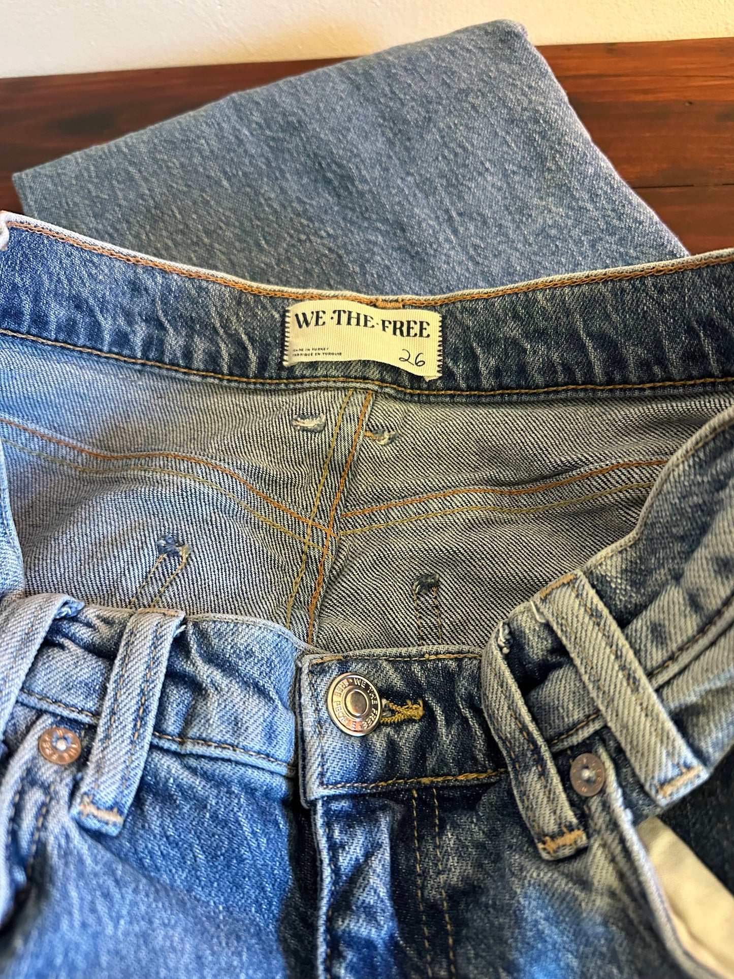 We The Free Risk Taker Mid-Rise Jeans in Mantra - Size 26