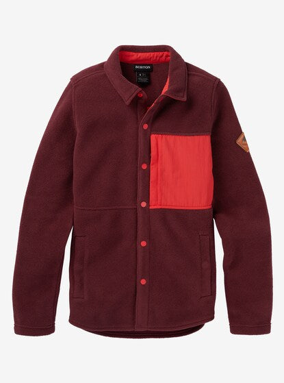 Burton Hearth Snap Up Fleece in Port Royal | Size Small