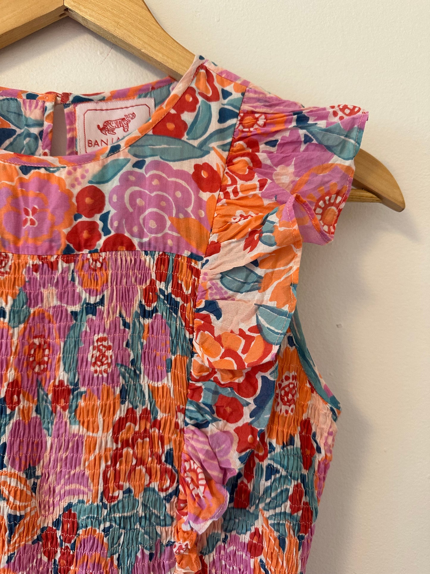 Banjanan Iris Midi Dress in Bloomsberry Dawn - Size XS