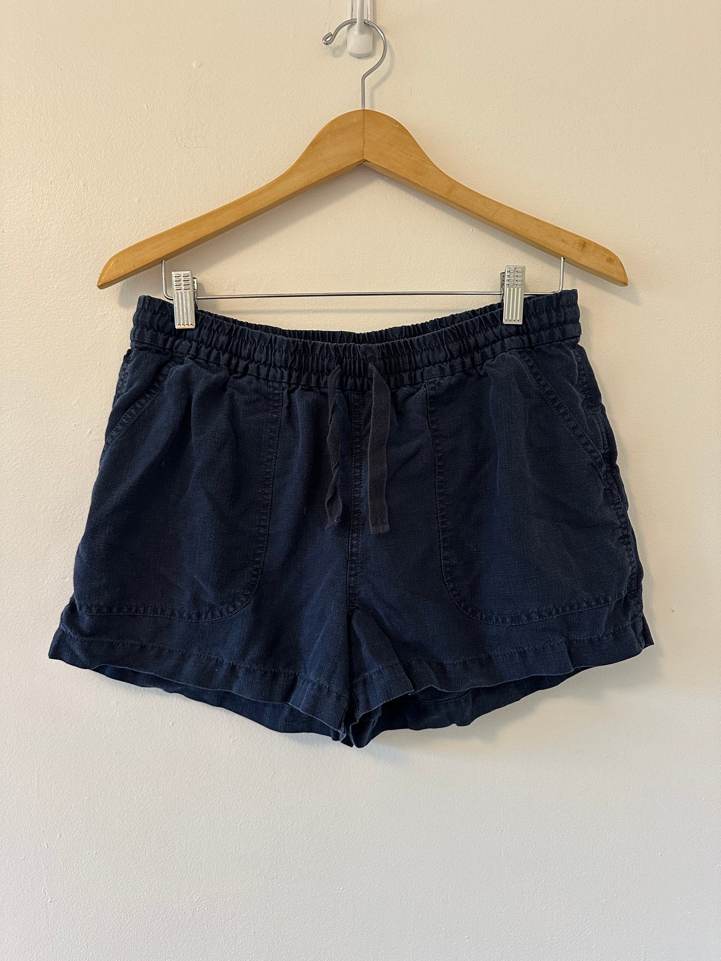 J. Crew Navy High Waist Pull On Women's Shorts - Size Medium