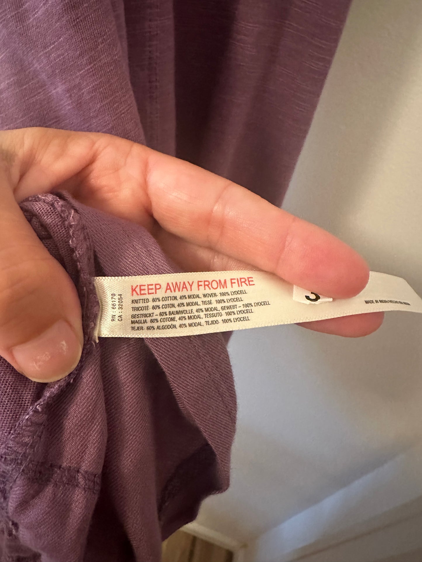 Daily Practice by Anthropologie Relaxed Midi Dress in Violet - Size Small