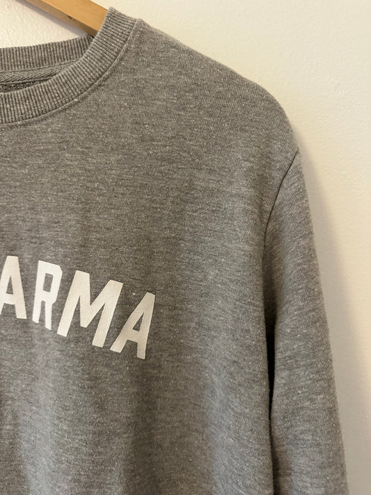 Spiritual Gangster Gray 'Good Karma' Sweatshirt Size Medium