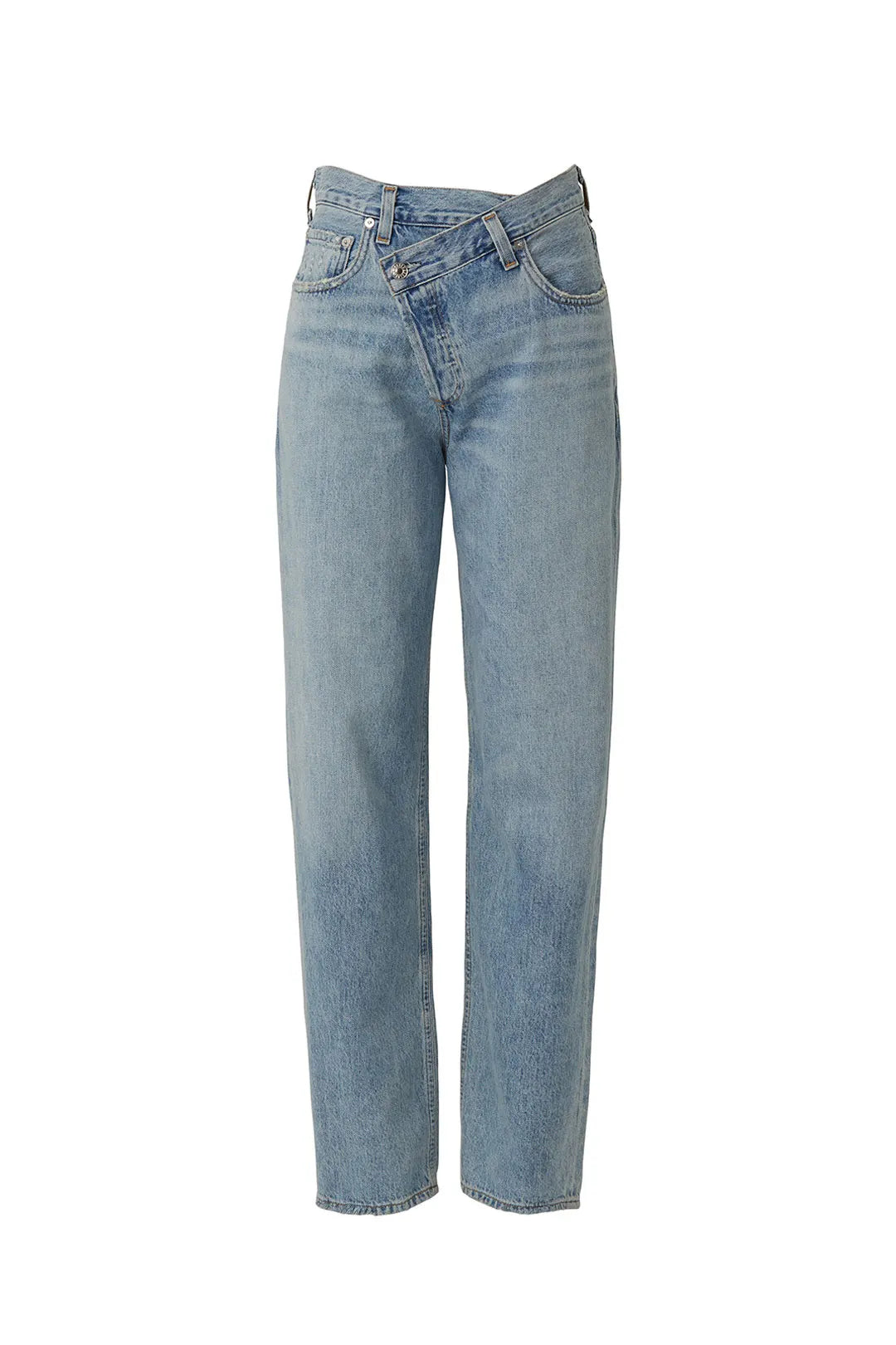 Agolde Light Blue Criss Cross Straight Leg Jeans | Size 23