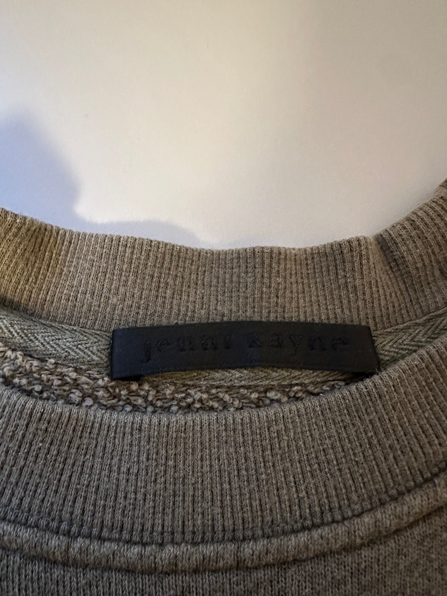 Jenni Kayne Saturday Sweatshirt in Olive Green | Size XS
