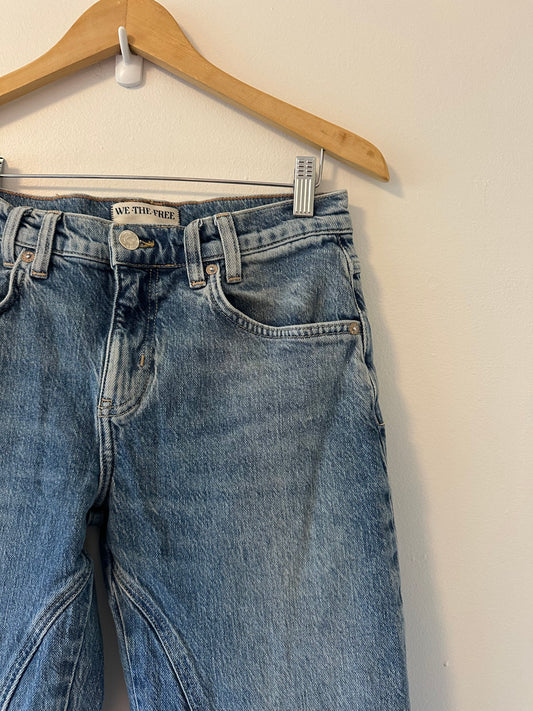 We The Free Risk Taker Mid-Rise Jeans in Mantra - Size 26
