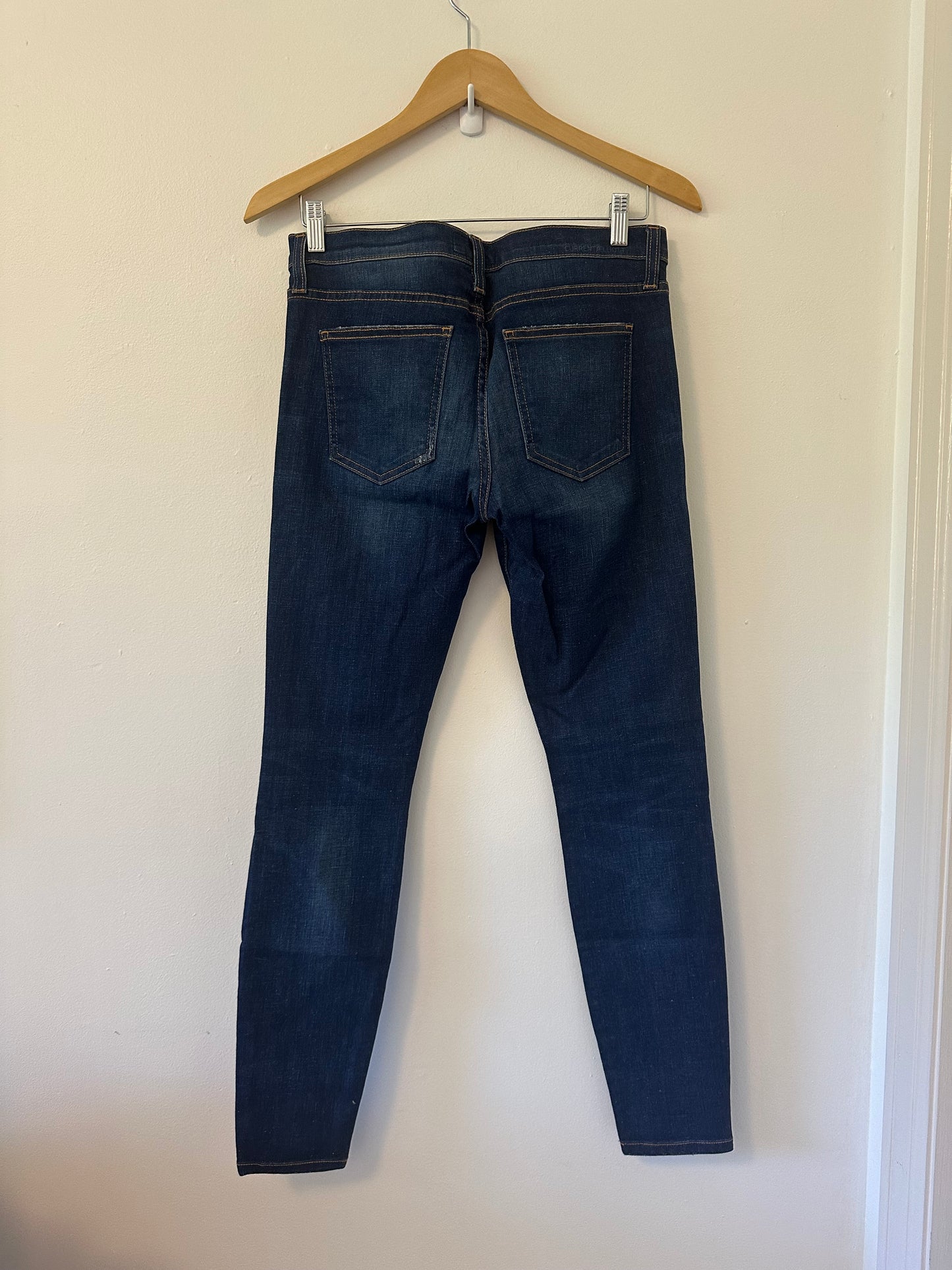 Current/Elliott - The Ankle Skinny in Cheville Dark Blue Skinny Jeans | Size 28