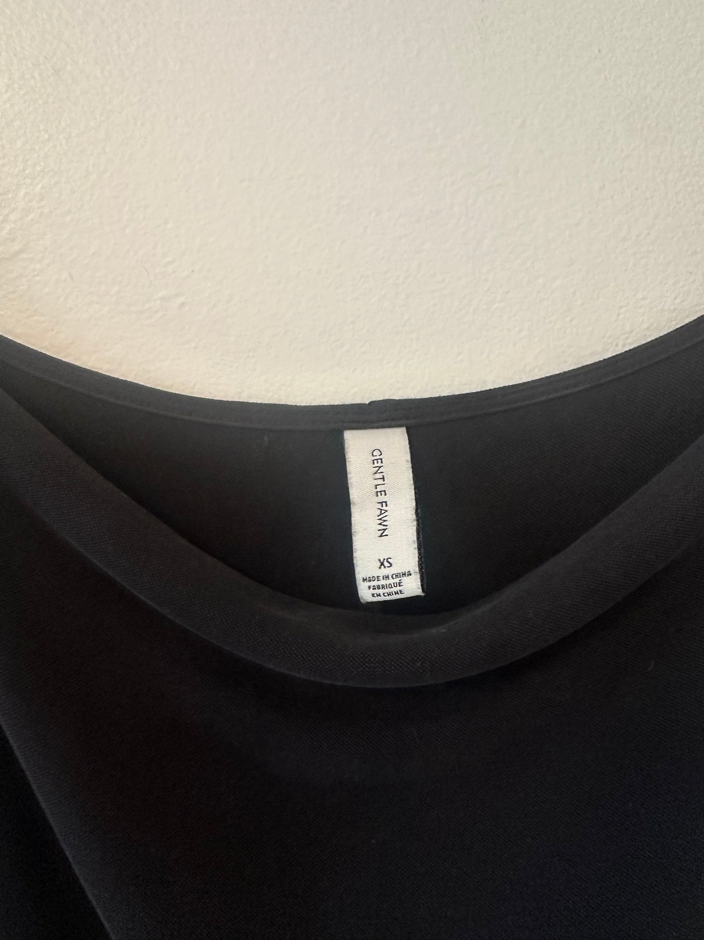 Gentle Fawn Agatha Classic Black Midi Dress - Size XS