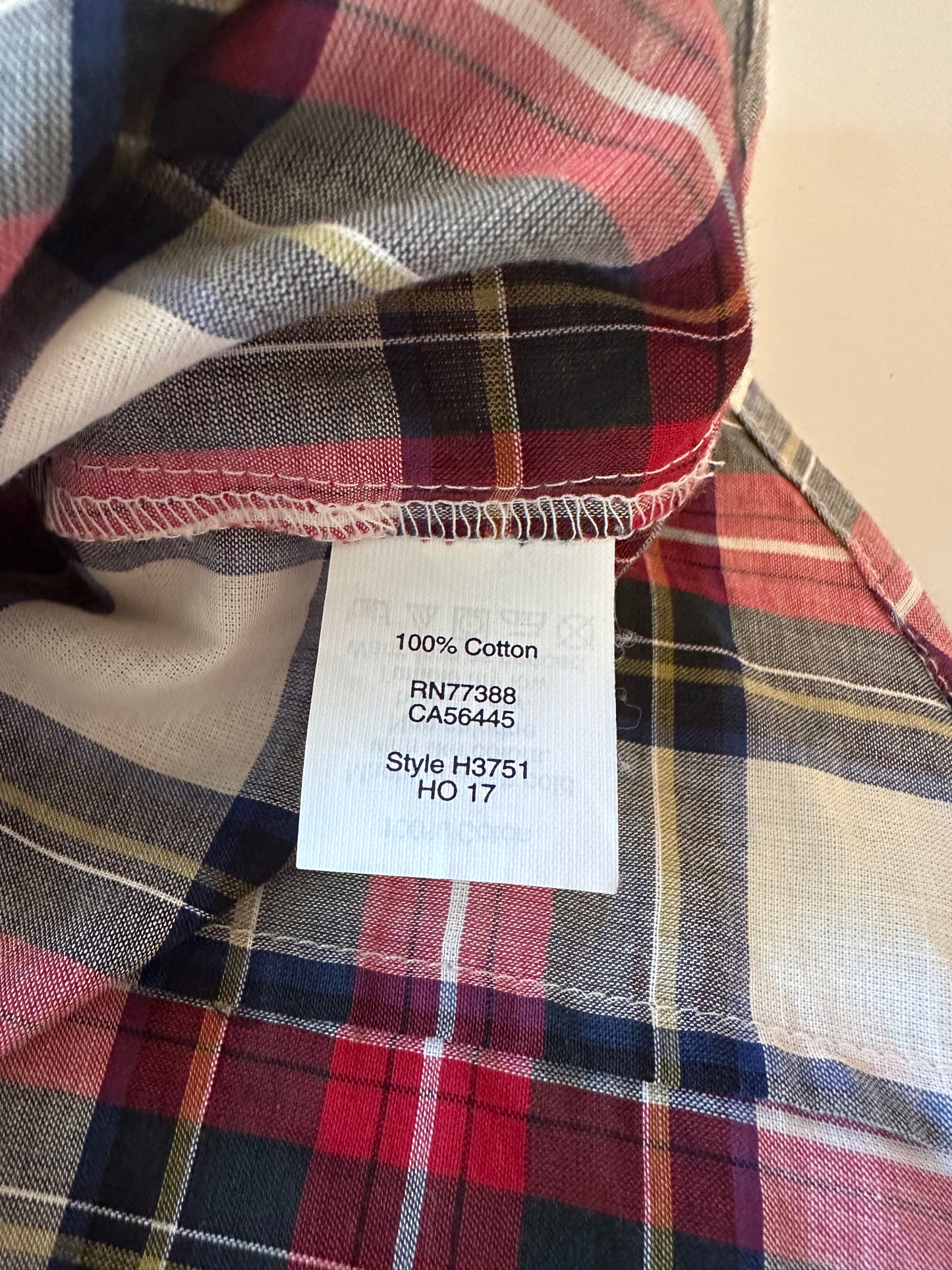 J. Crew Tartan Plaid Ruffle Button Down Shirt | Size Small
