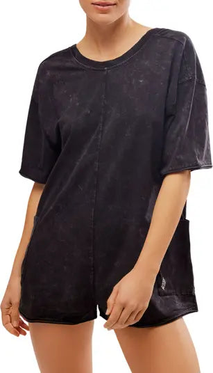 Free People Hot Shot Tee Romper Size XS