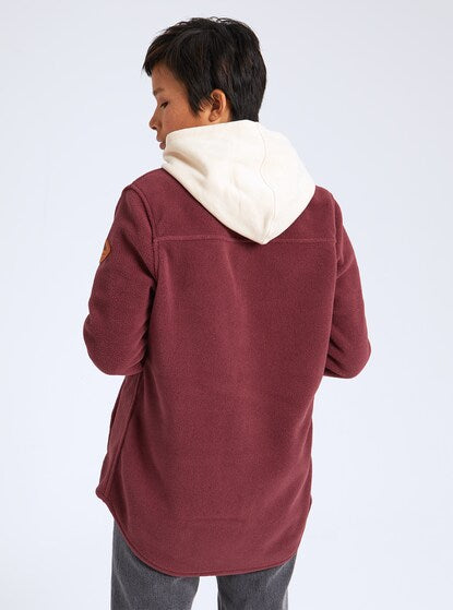 Burton Hearth Snap Up Fleece in Port Royal | Size Small