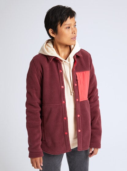Burton Hearth Snap Up Fleece in Port Royal | Size Small