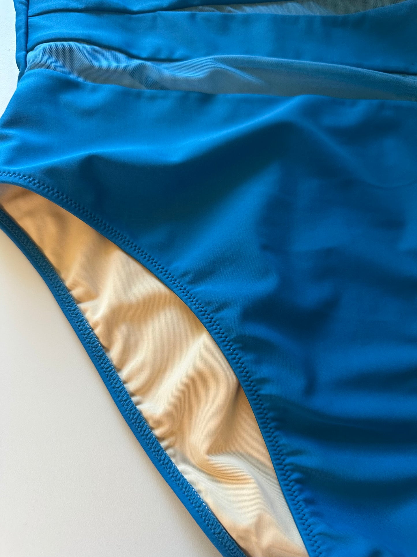 Summersalt The Causeway Blue Atlantic Cross back Swimsuit | Size 10