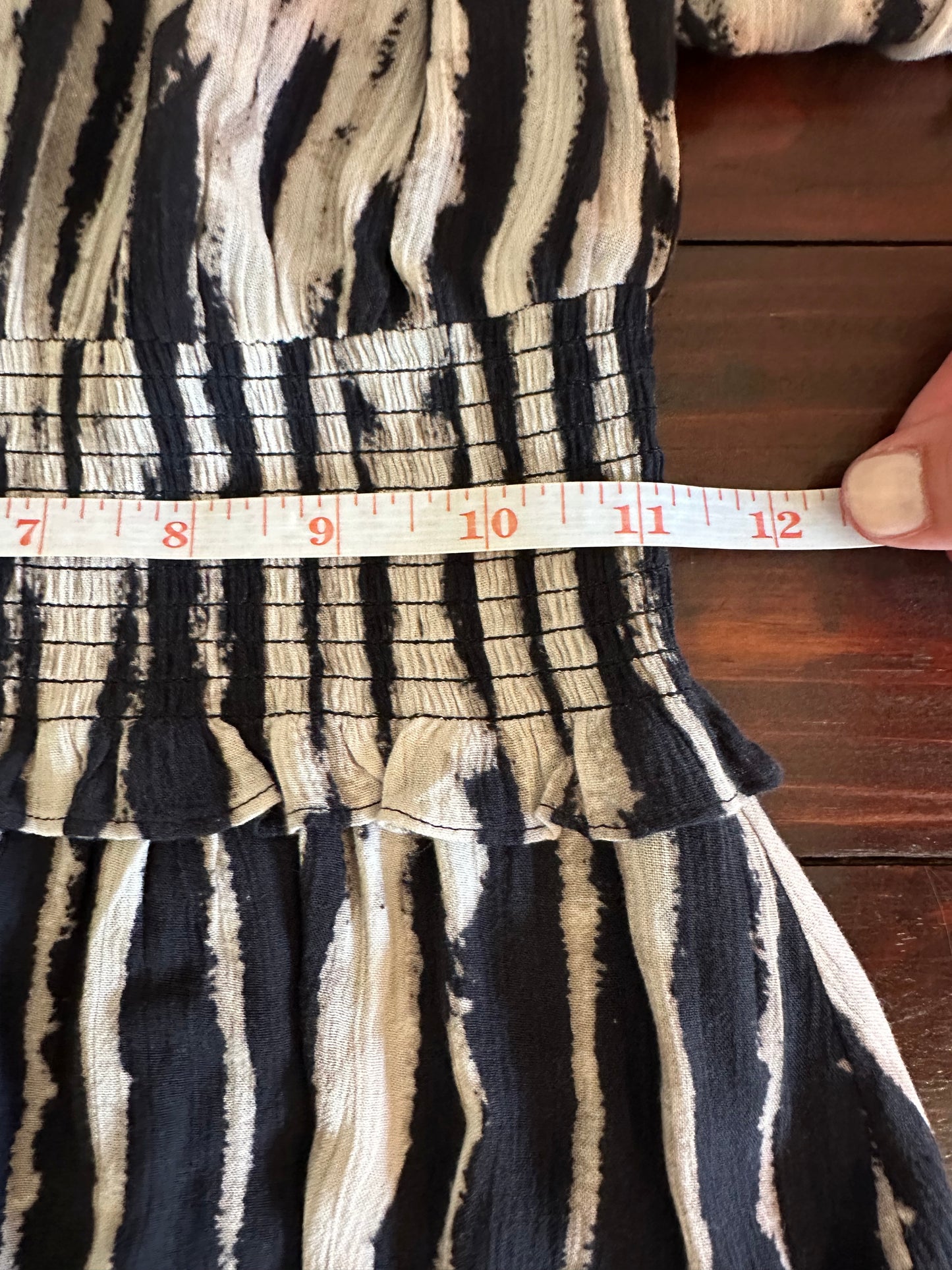 Rails Inez Mini Dress in Black Nile Size Small