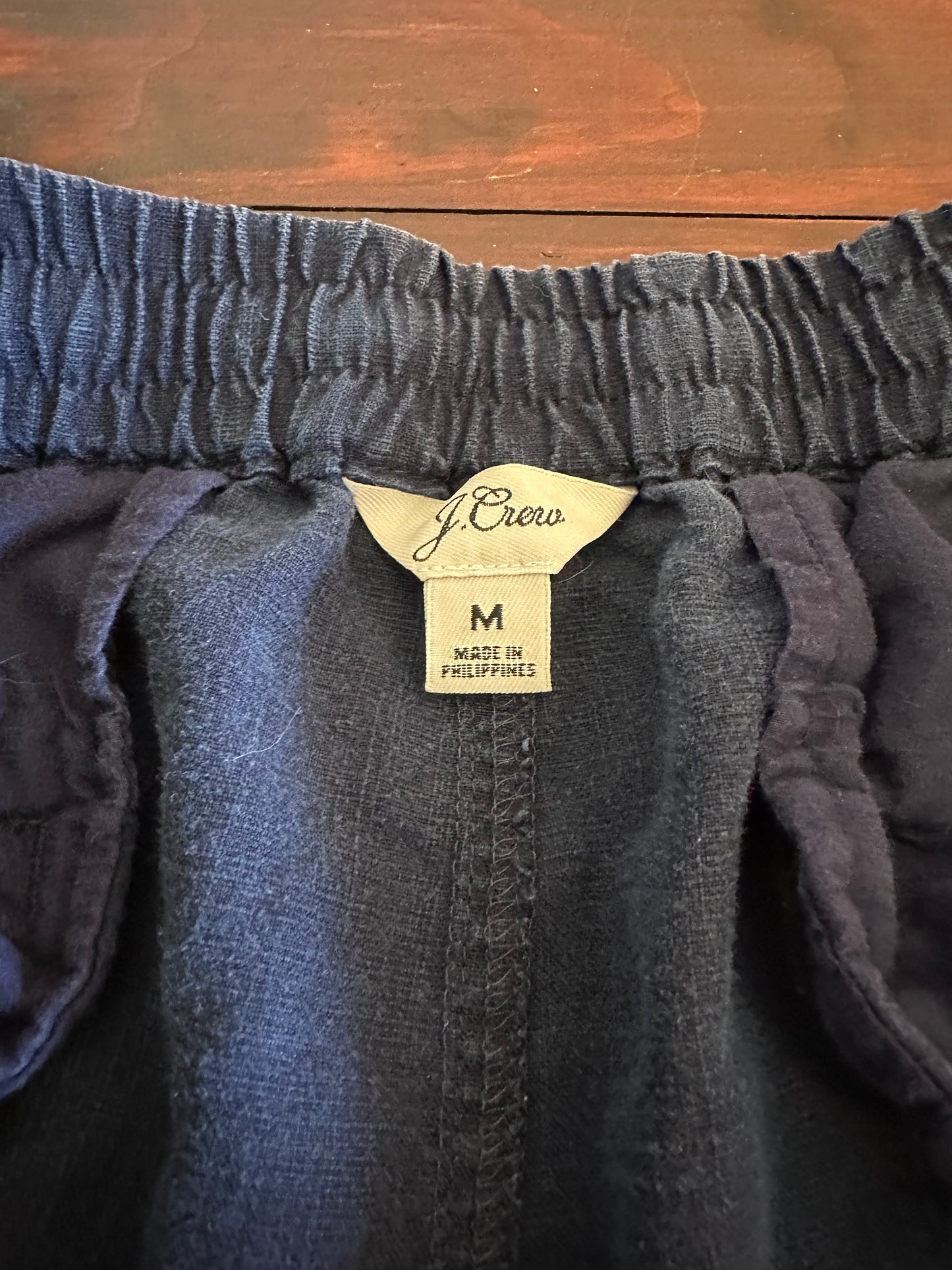 J. Crew Navy High Waist Pull On Women's Shorts - Size Medium