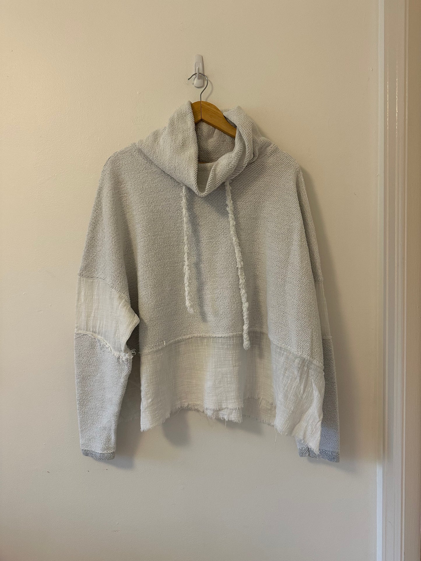 Free People Zoe Cowl Neck Oversized Sweater | Size XS