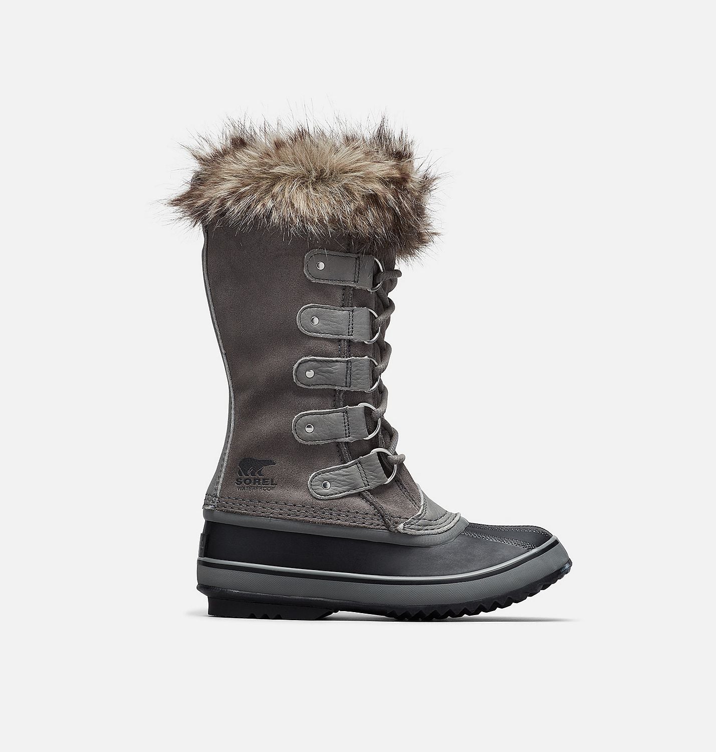 Sorel JOAN OF ARCTIC™ Women's Waterproof Boot in Quarry and Black | Size 7.5