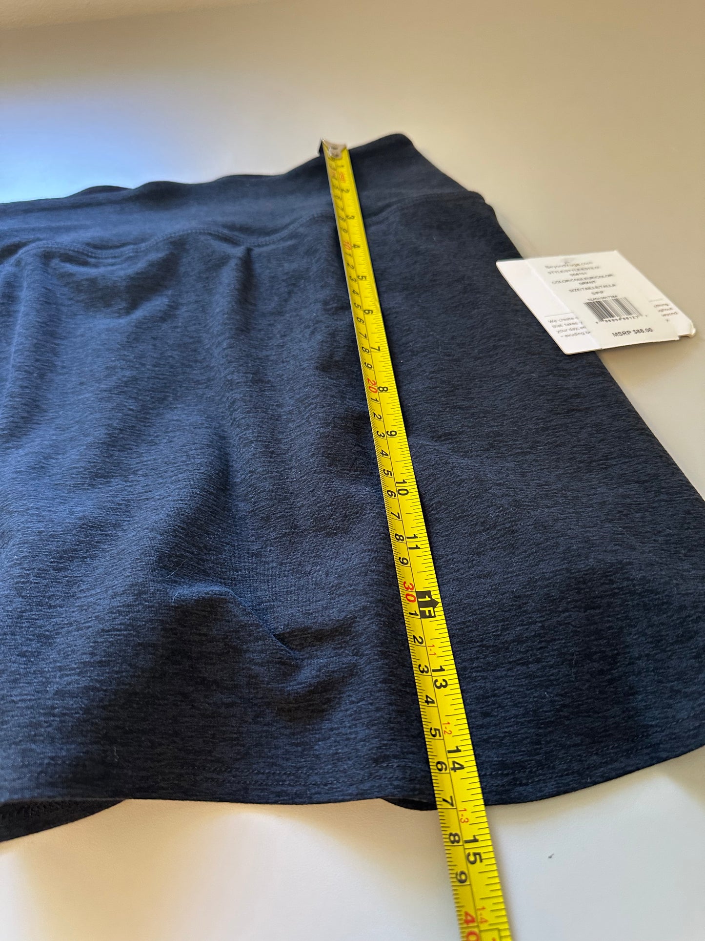 NWT Beyond Yoga Movement Skirt in Heather Darkest Night | Size Small