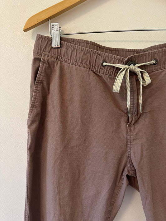 Vuori Ripstop Pants in Mauve - Size Large