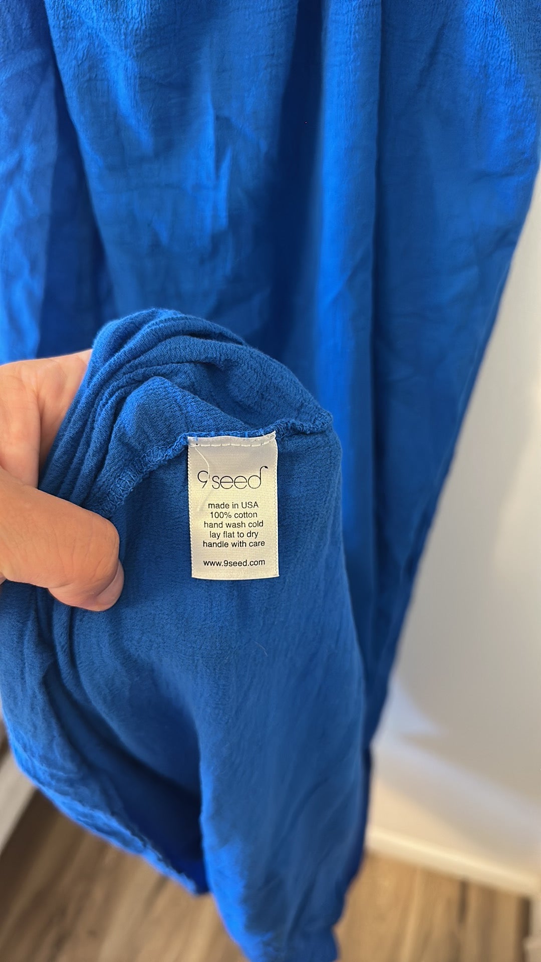 9Seed Antigua Blue Maxi Dress - One Size