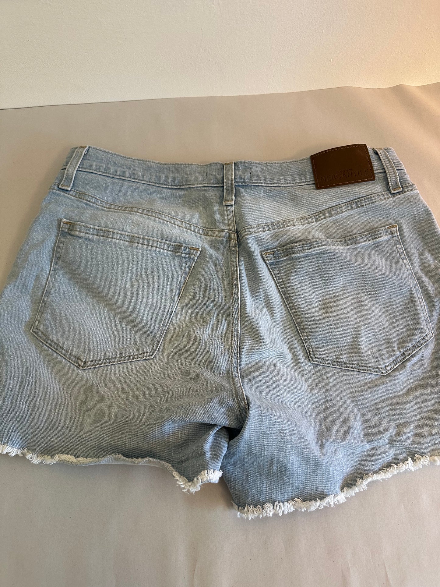 J. Crew Mercantile Light Blue Denim Women Cutoff Shorts - Size 29