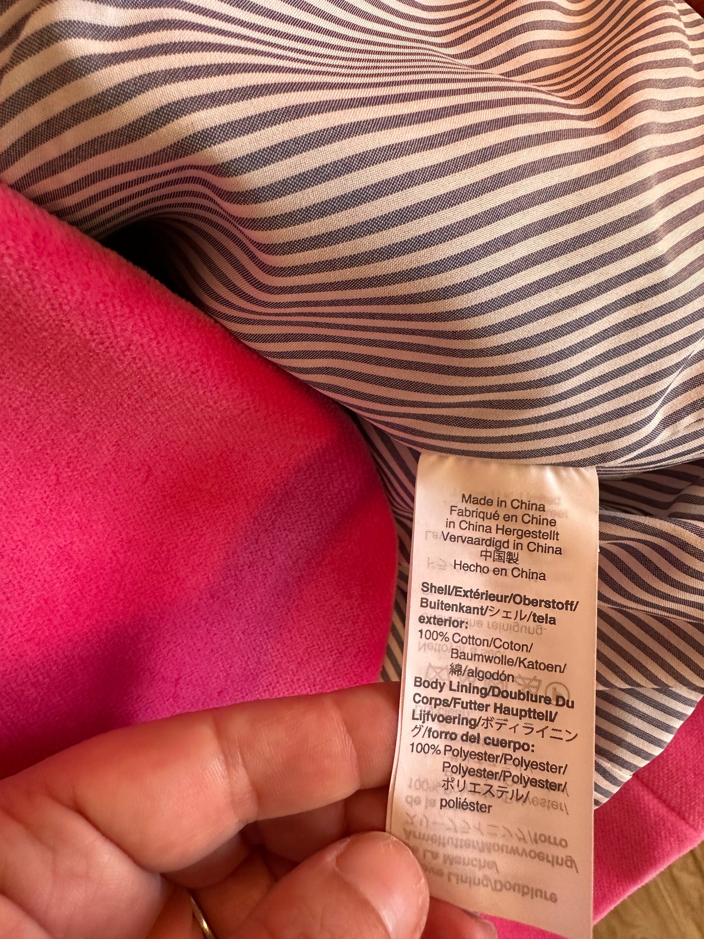 J. Crew Women's Pink Velvet Blazer Size 4