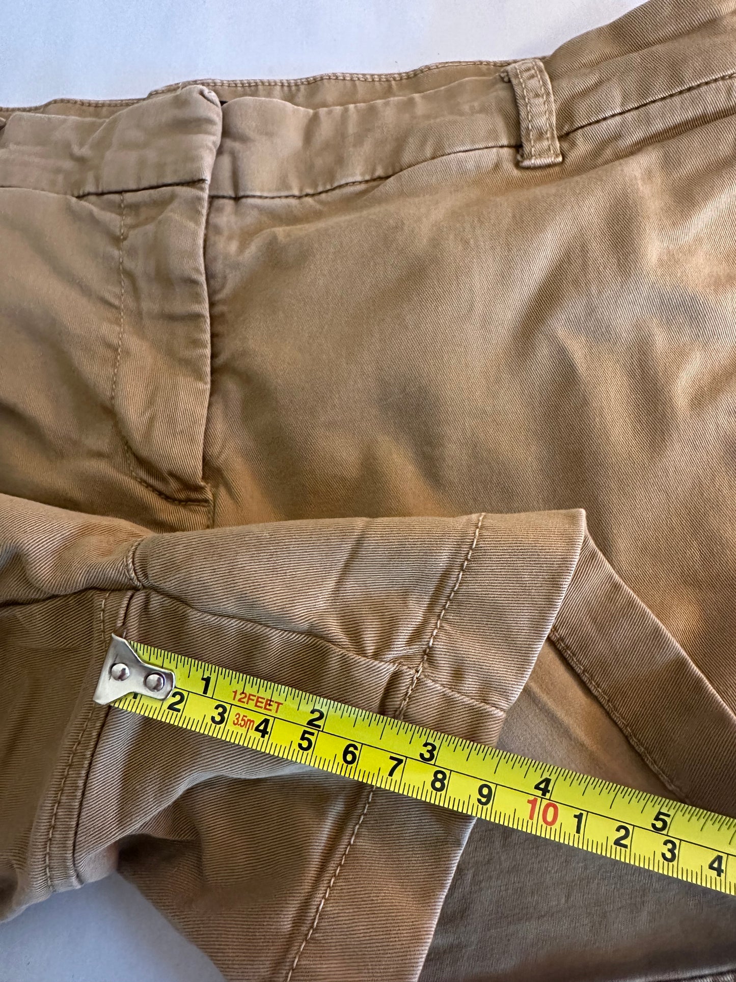 J. Crew Classic Tan Women's Chino Shorts - Size 8