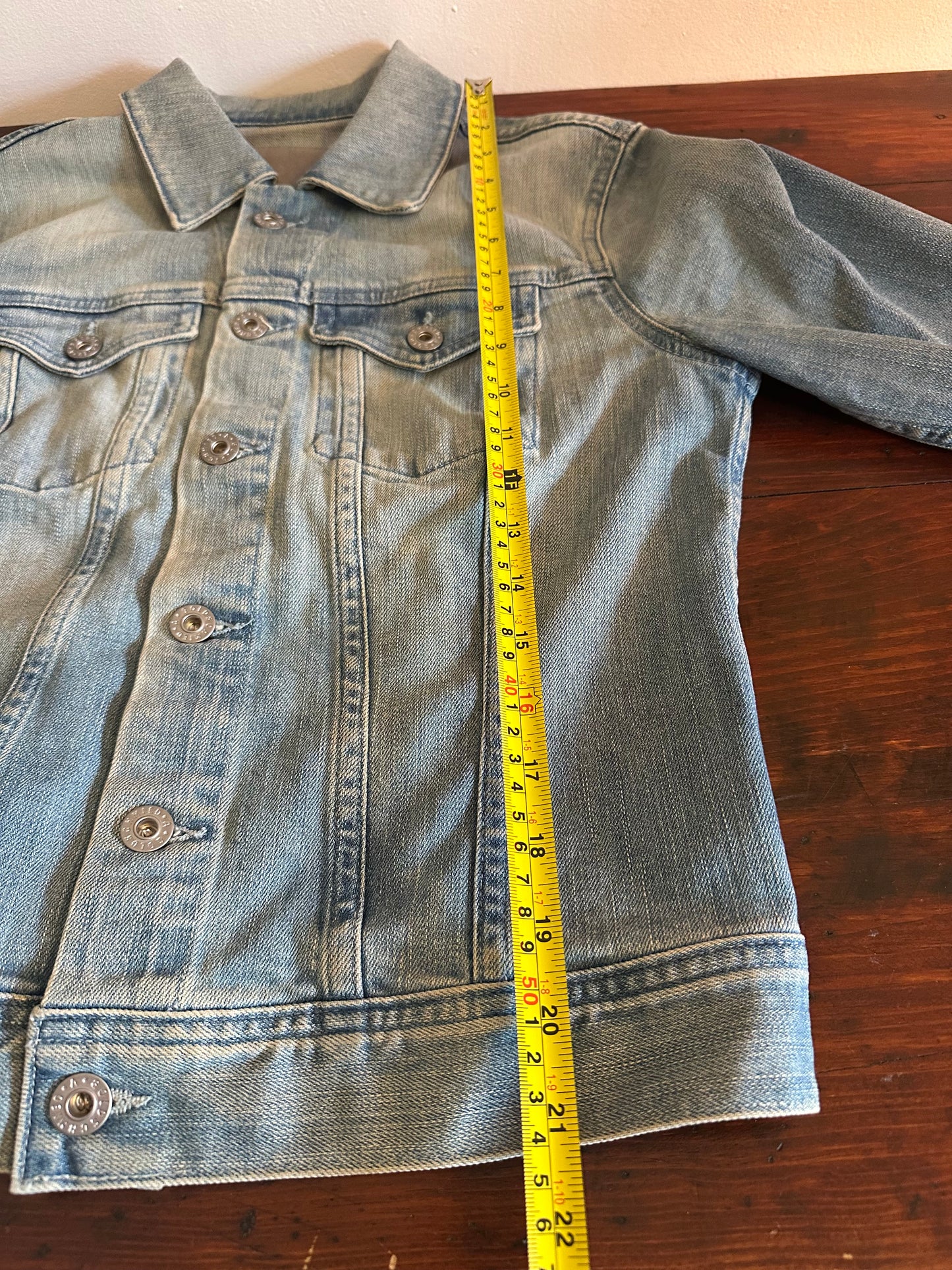 AG Jeans Classic Blue Denim Jacket - Size Medium
