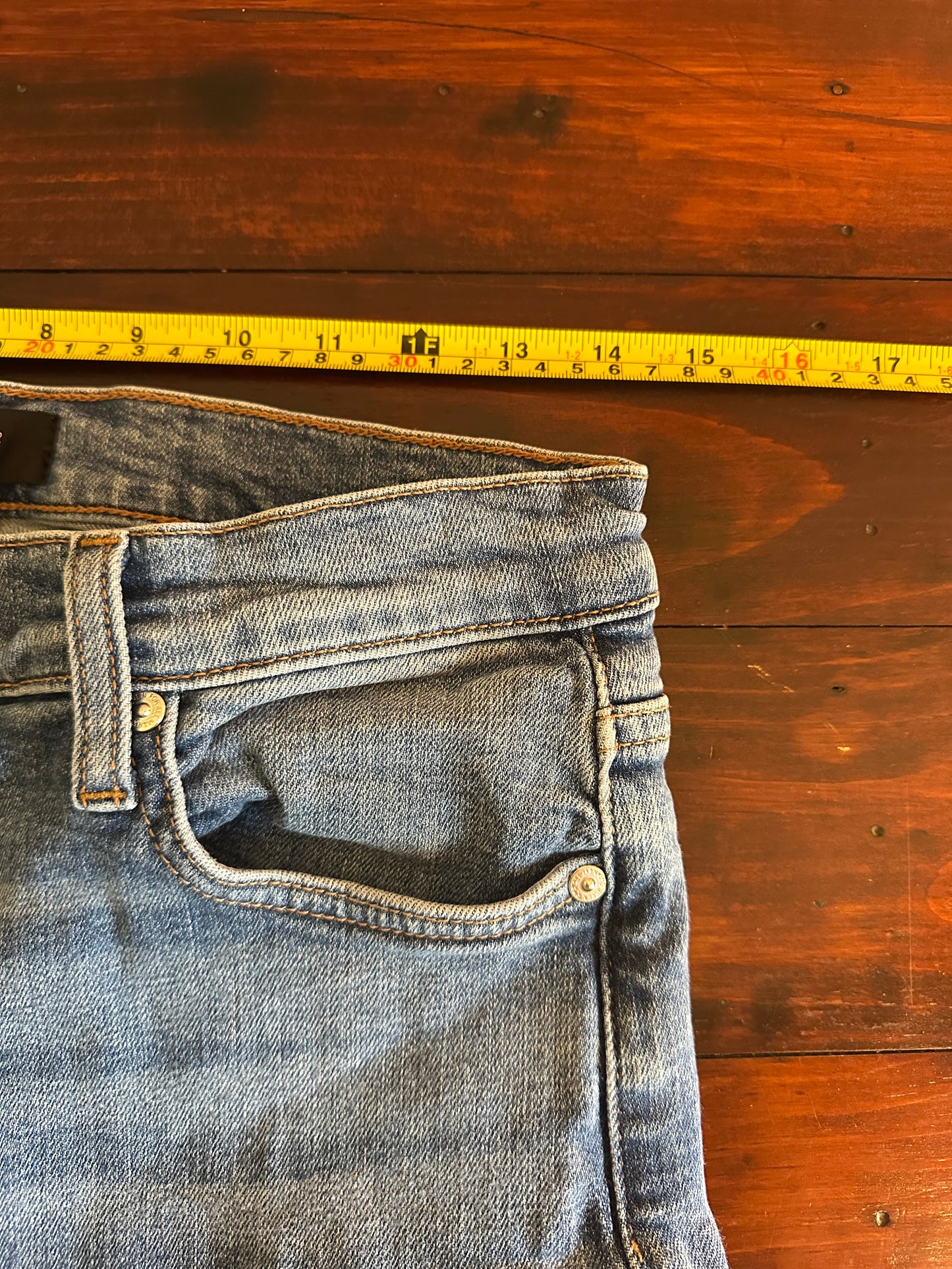 7 For All Mankind High Waist Slim Kick Leg Women's Blue Jeans - Size 30