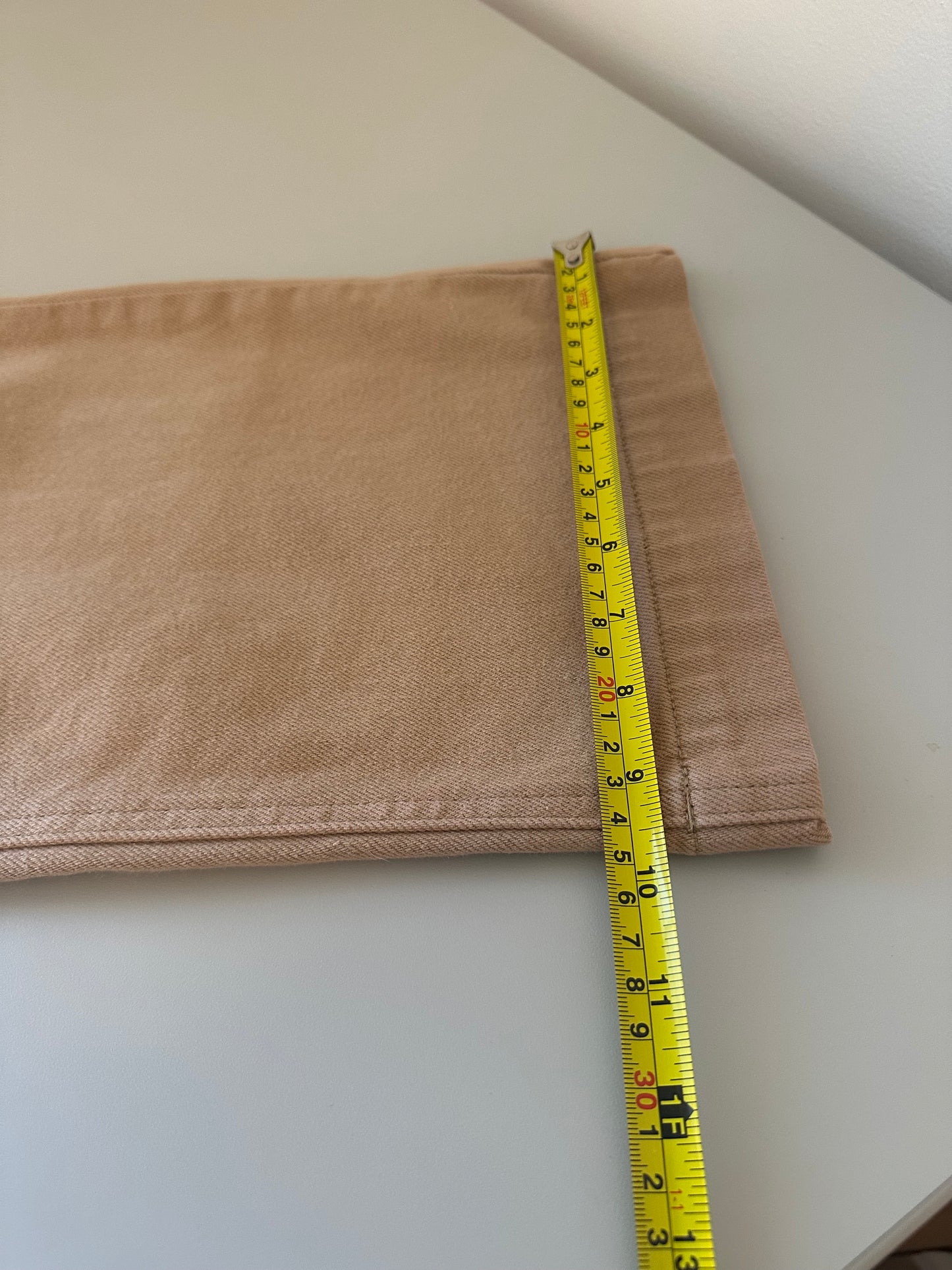 Just Black Light Brown Patch Pocket Denim Wide Leg Pants | Size 27