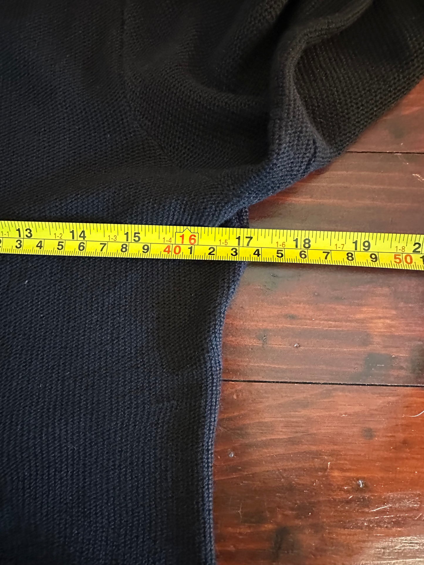White + Warren Ruched Lightweight Knit Sweater in Black - Size Small