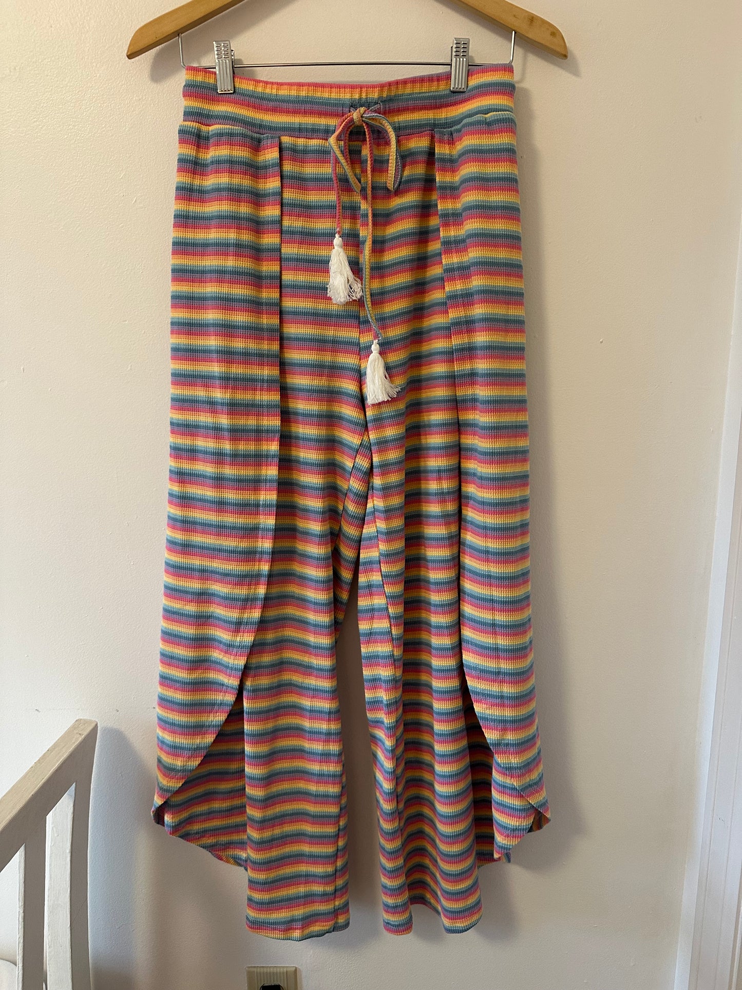 Adeline Clothing Colorful Striped Bottoms - Size Medium