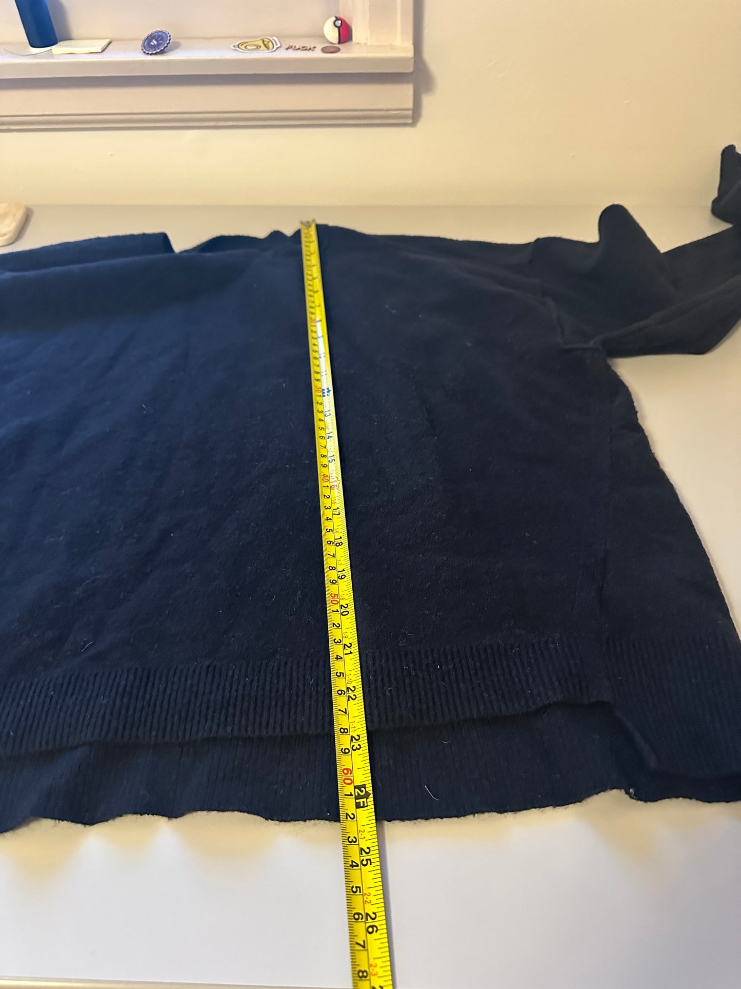 Free People Easy Street Tunic Sweater in Black | Size Small