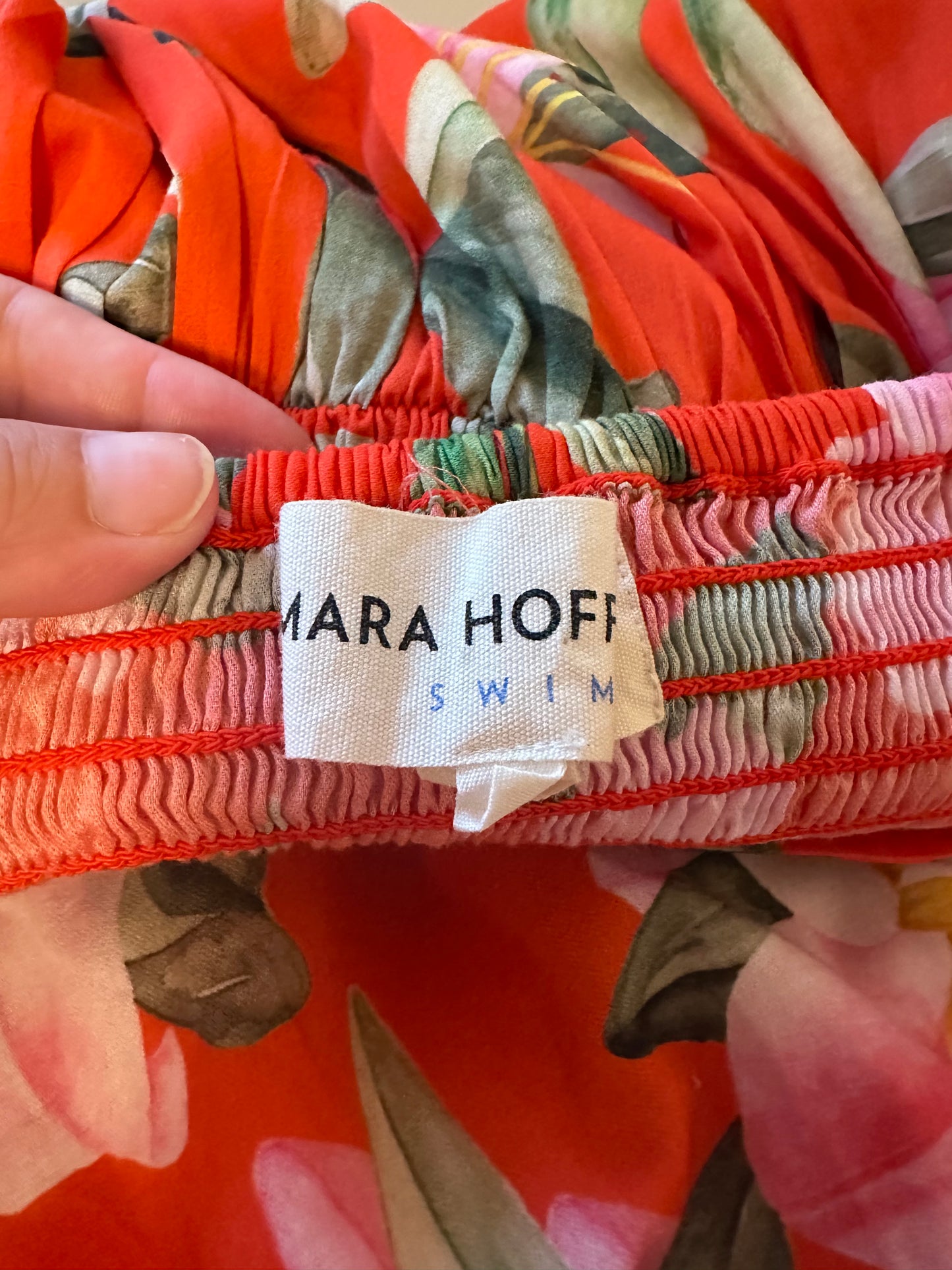 Mara Hoffman Violet Maxi Dress in Lily Floral | Size Medium