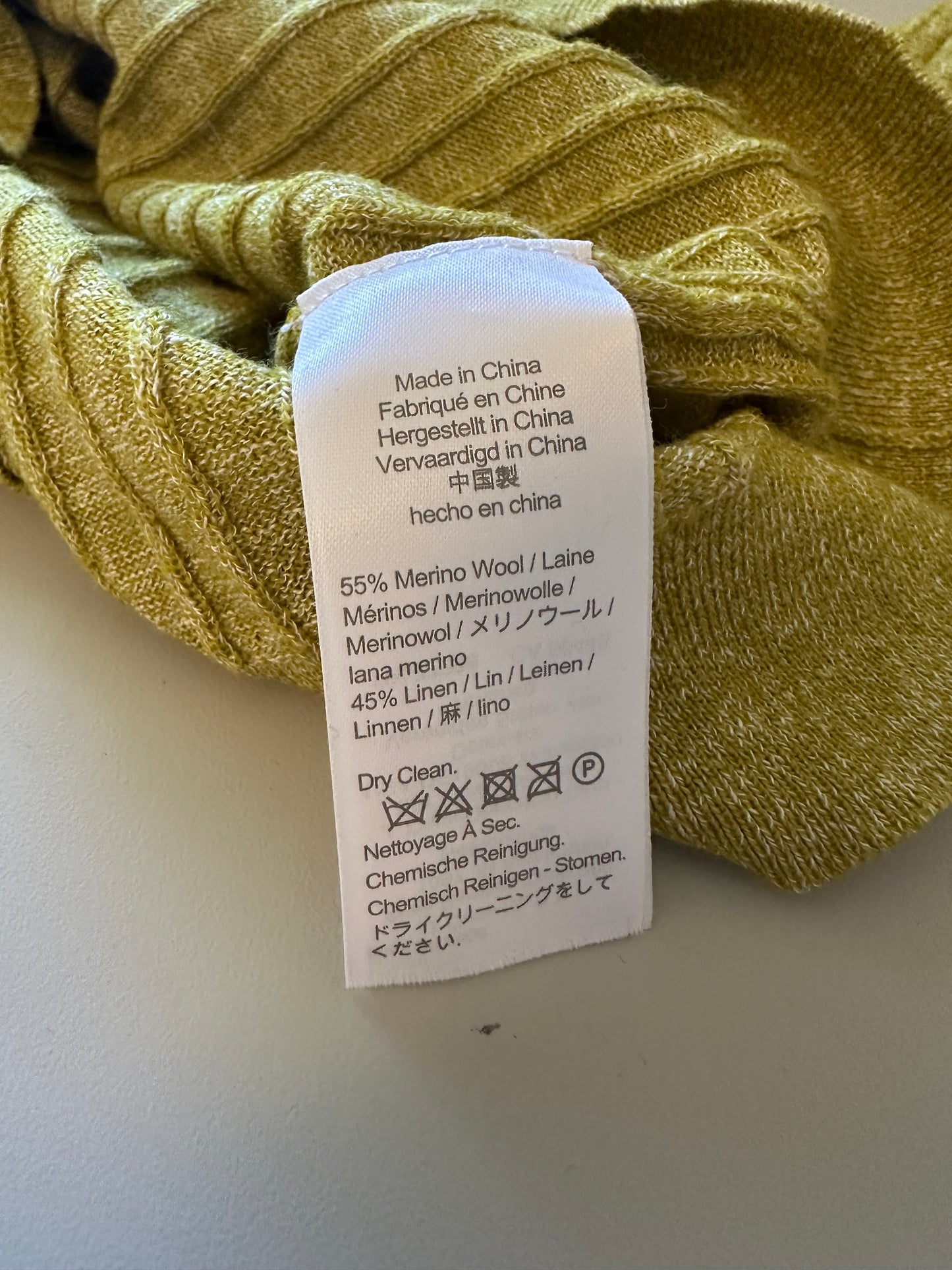Cassi Namoda X J.Crew Limited Edition Collared Ribbed Sweater in Green | Size Large