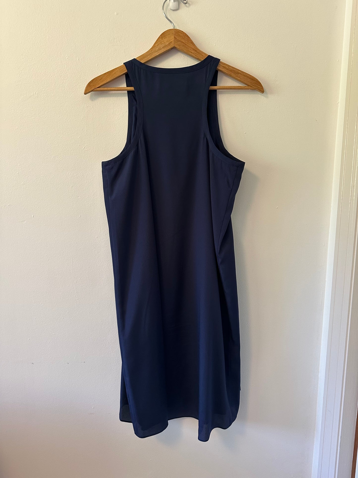 Susana Monaco Midnight Blue Laser Cut Mini Dress | Size 8