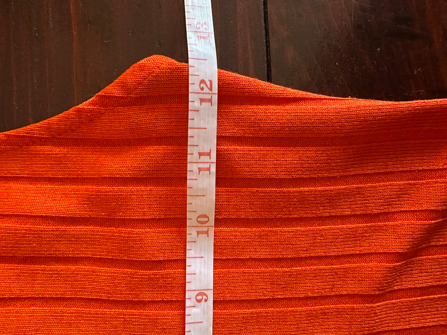 Zara Ribbed Bodysuit in Orange - Size Small
