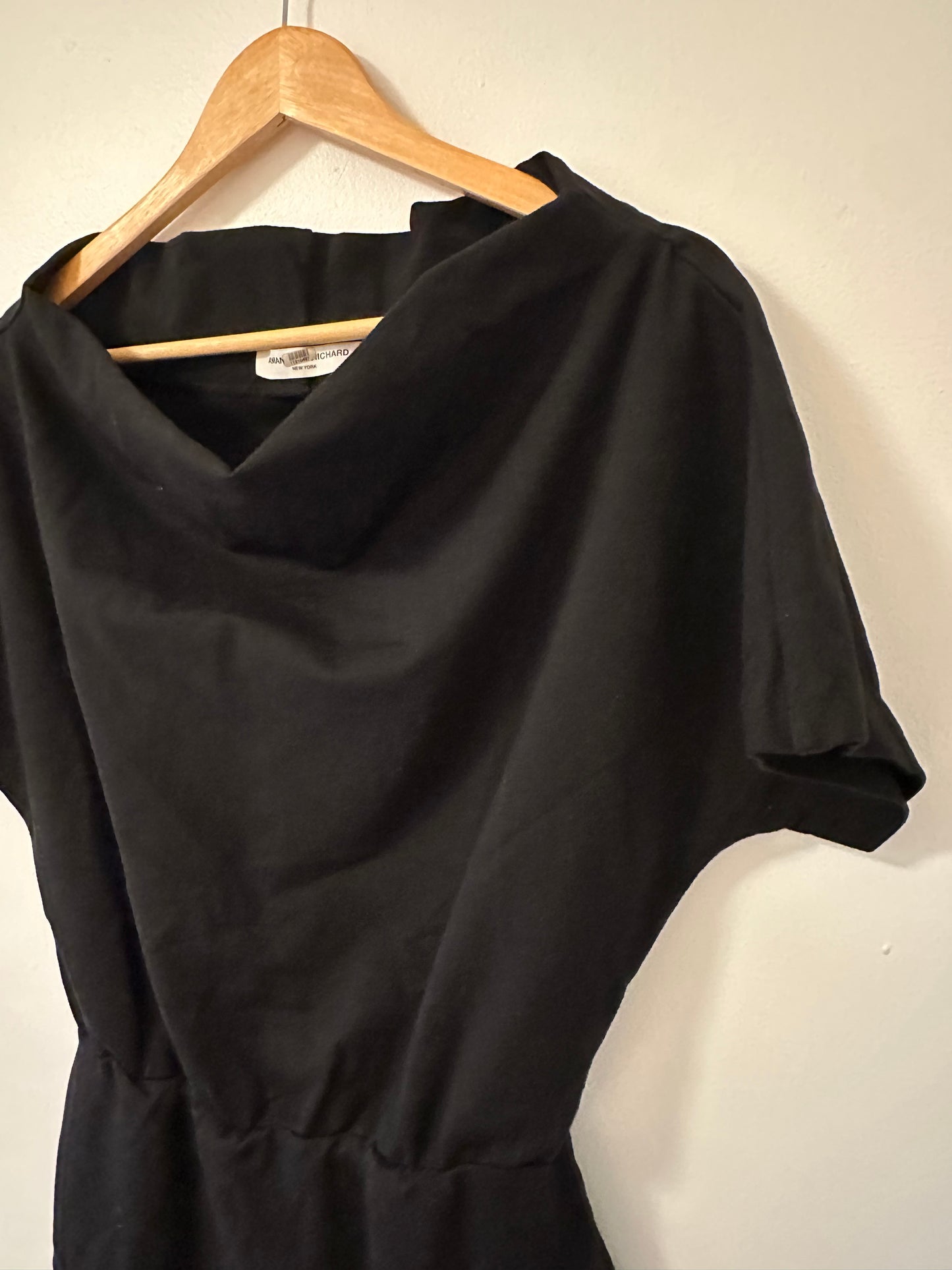Amanda Uprichard Endrina Black Mini Dress - Size Small