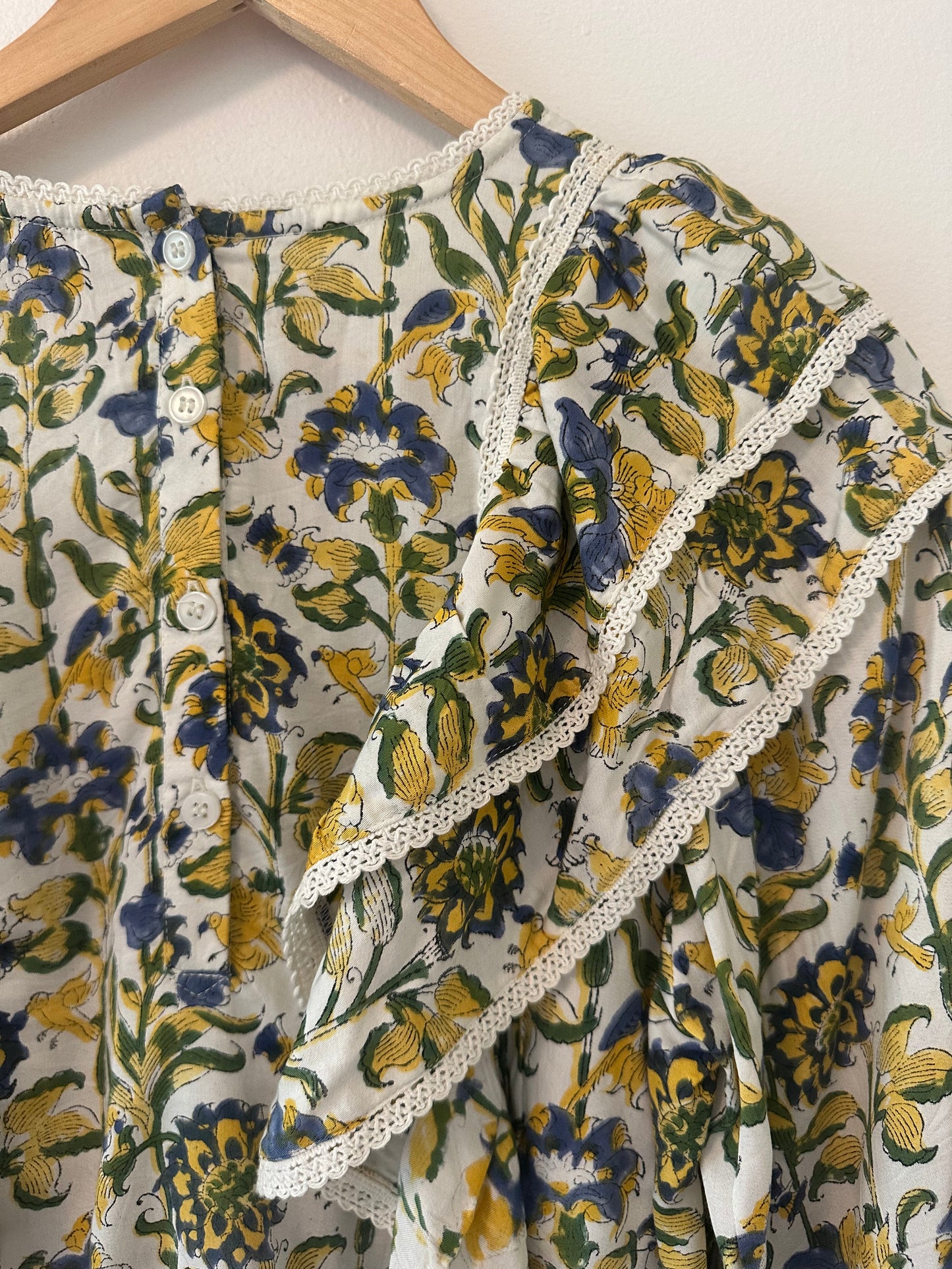 Emerson Fry Filipa Blouse - Meadow Rue Satin Size Small