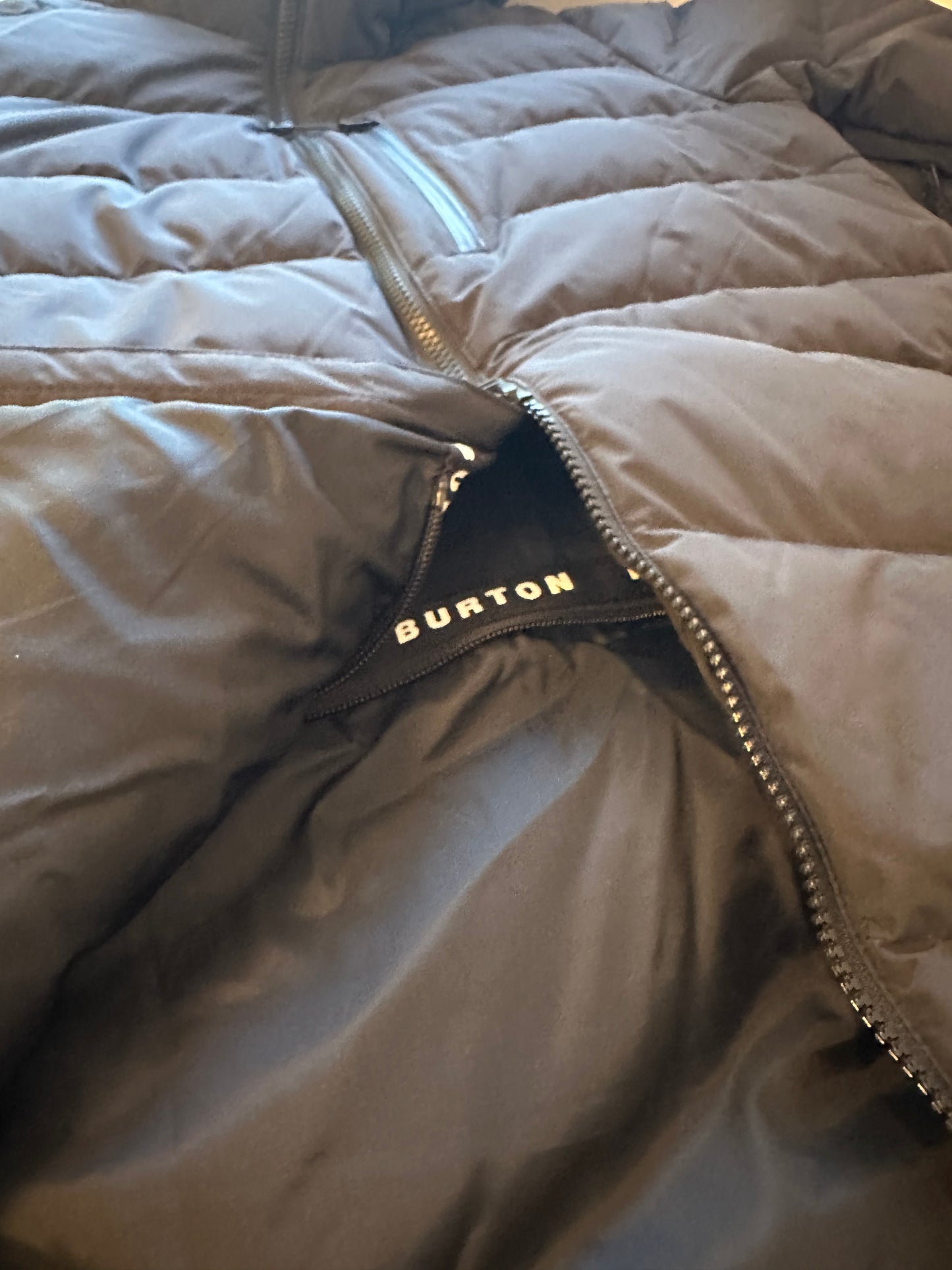 Burton Loyil Down Snowboard Jacket in Black | Size Small