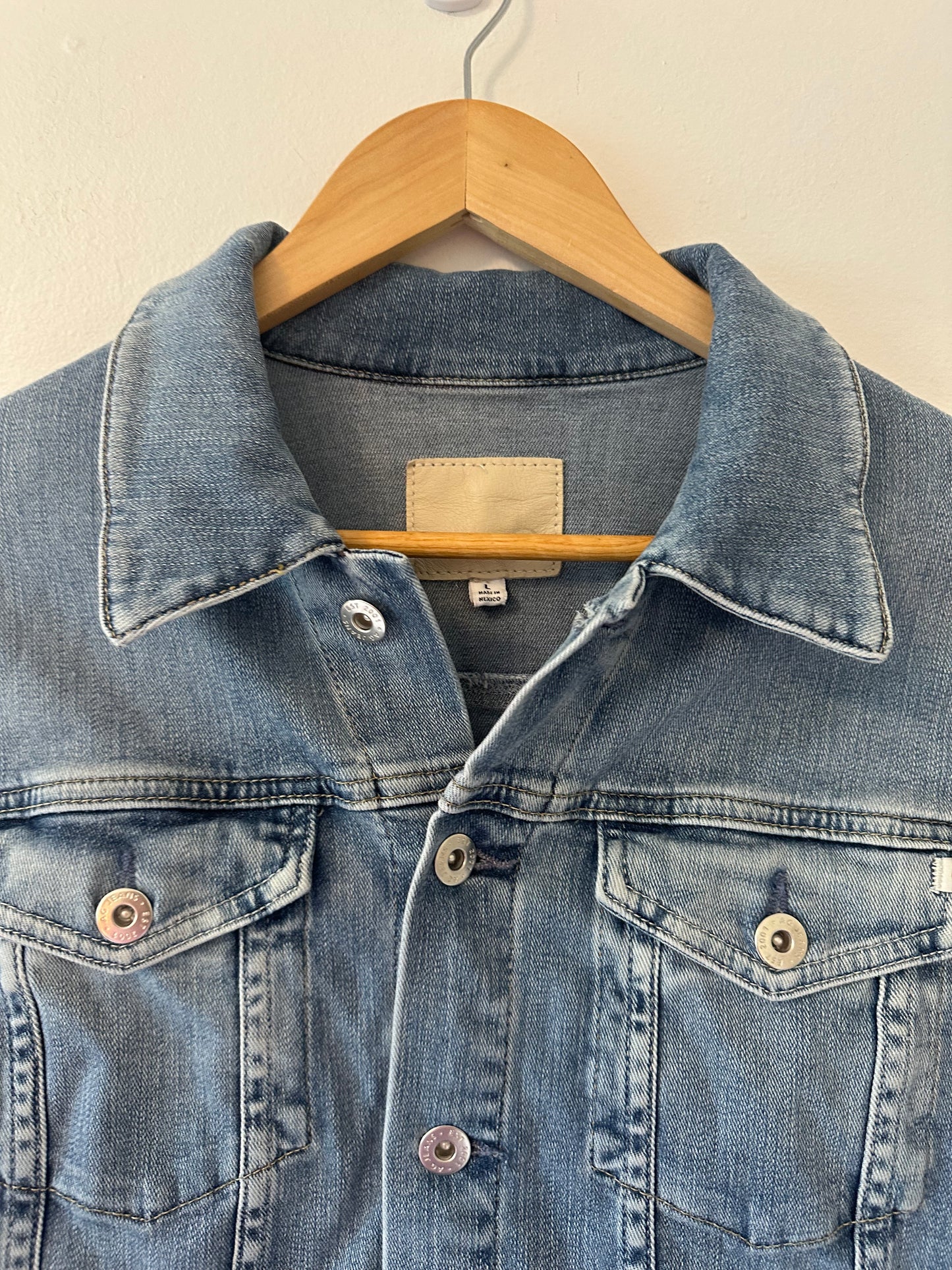 AG Jeans Robyn Blue Denim Jacket - Size Large