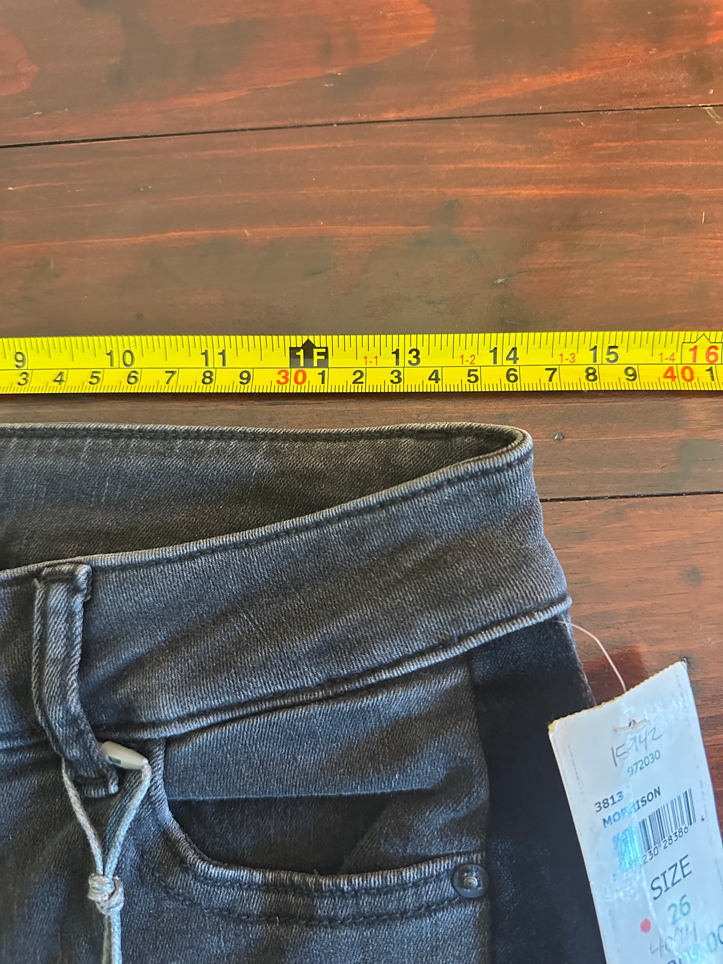 DL1961 Mid-Rise Instasculpt Ankle Skinny Jeans in Black - Size 26