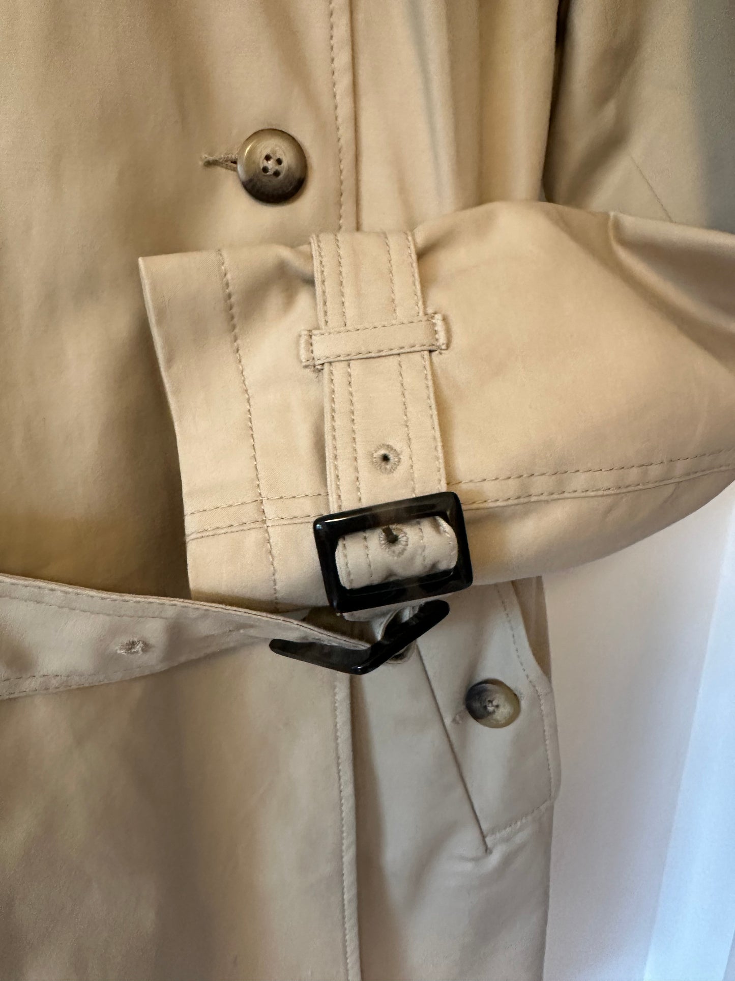 Tommy Hilfiger Classic Beige Trench Coat | Size XS