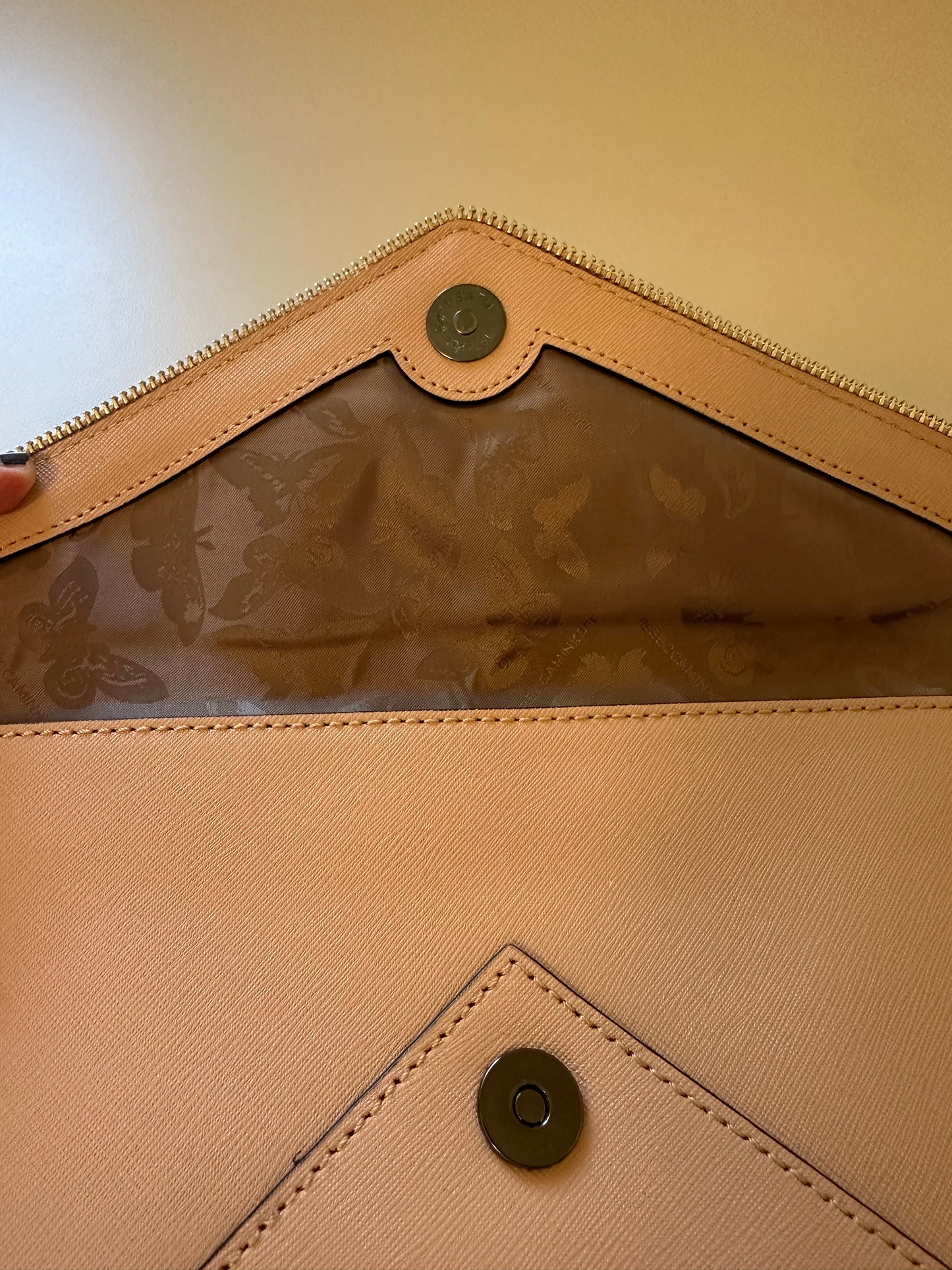 Rebecca Minkoff Blush Pink Envelope Clutch
